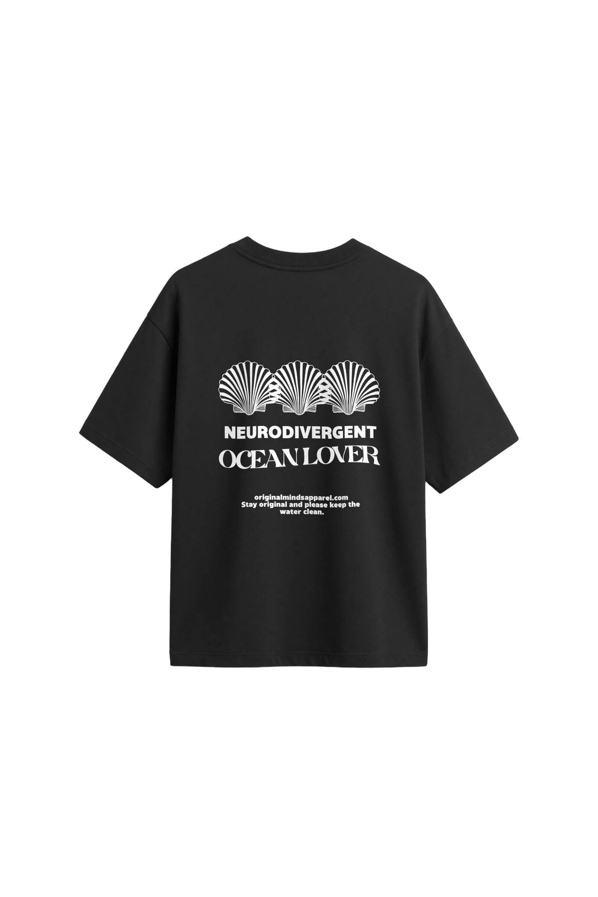 Neurodivergent Ocean Lover back