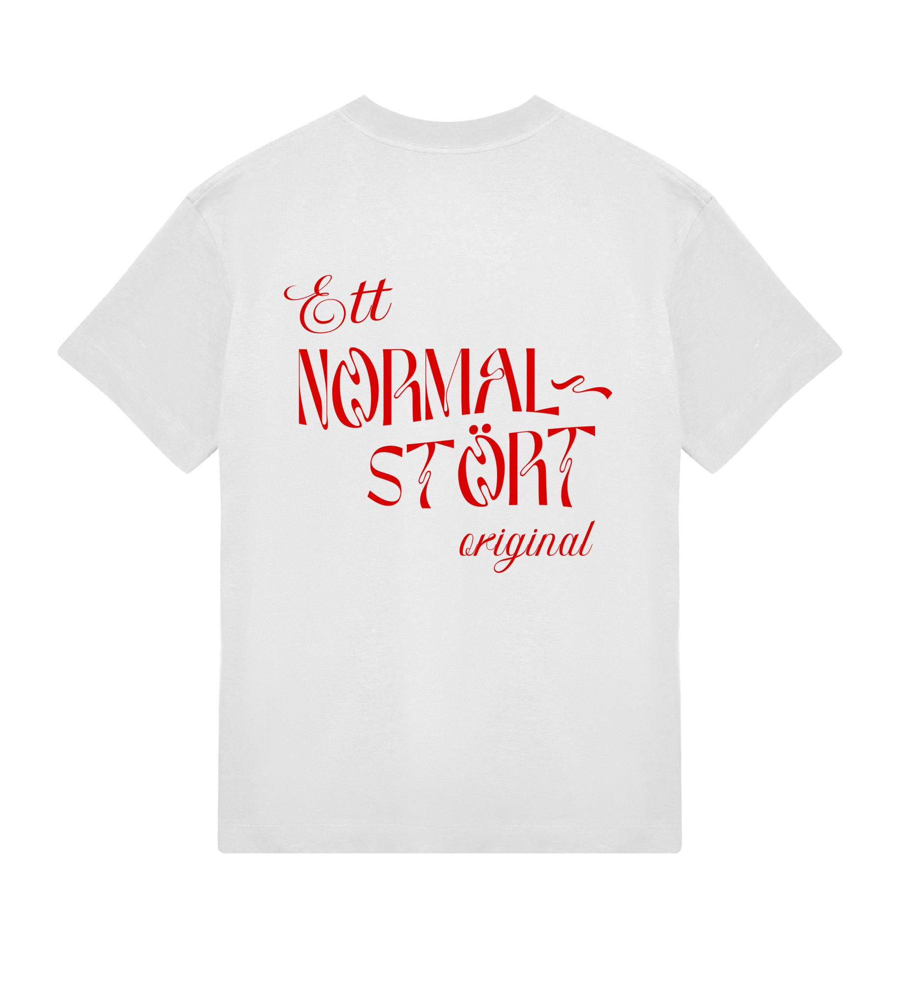 Normalstörd -  Men’s T-shirt boxy fit — back