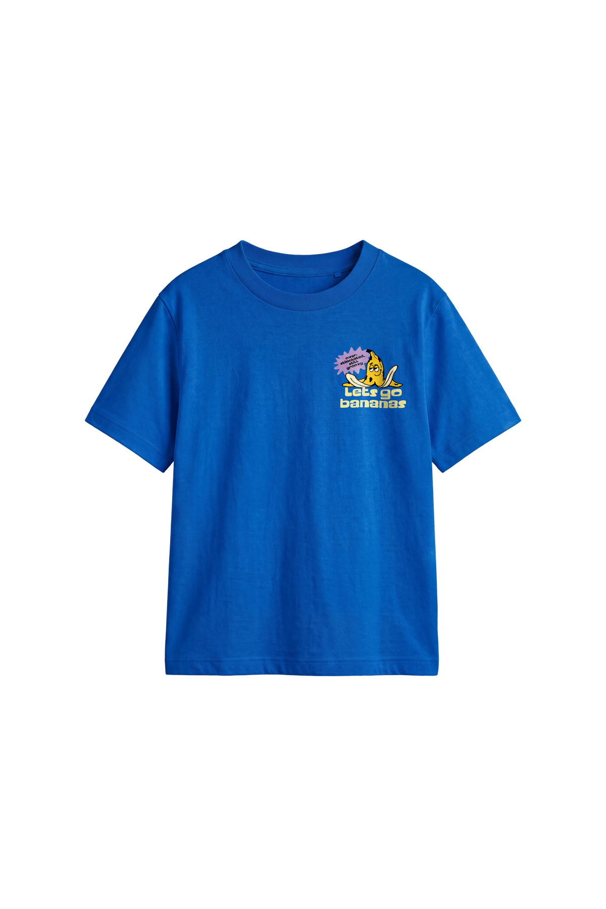 Overstimulated - Kids T-shirt Bright Royal — front