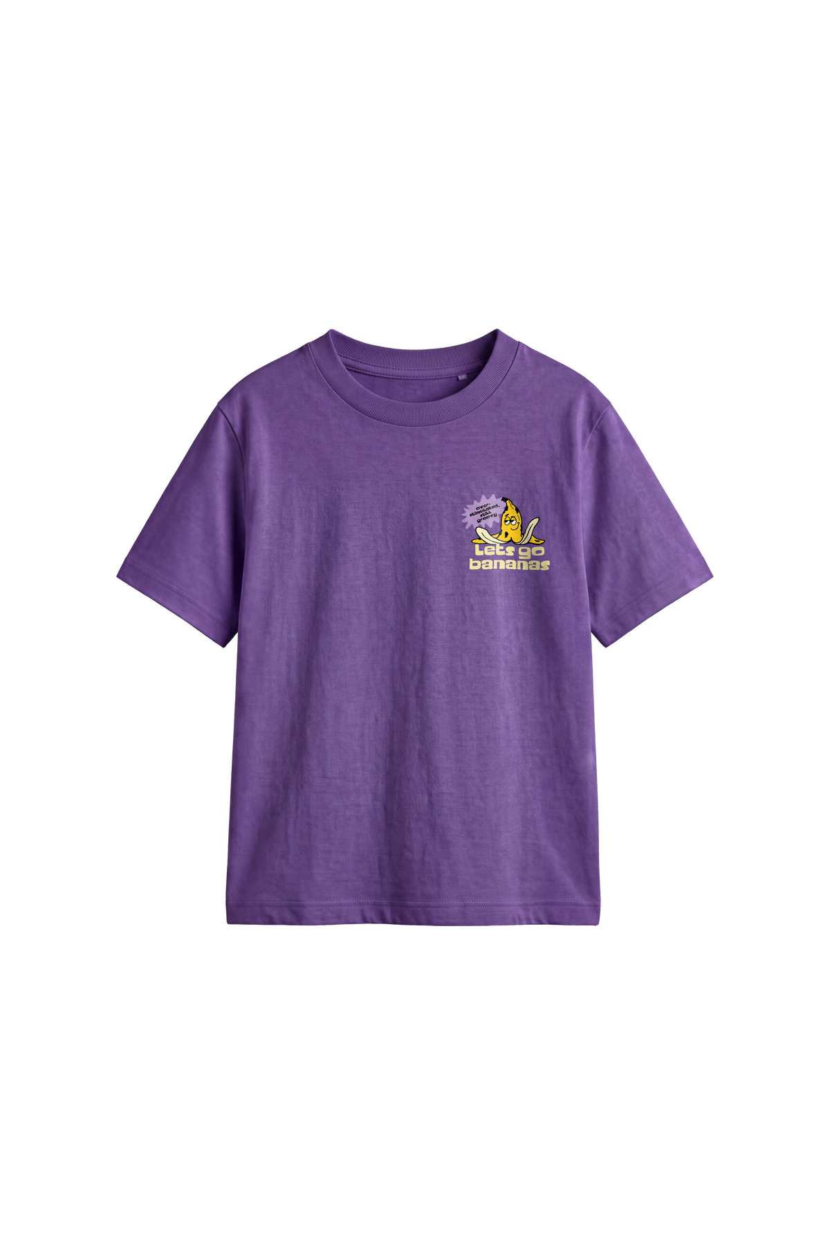 Overstimulated - Kids T-shirt Purple — front