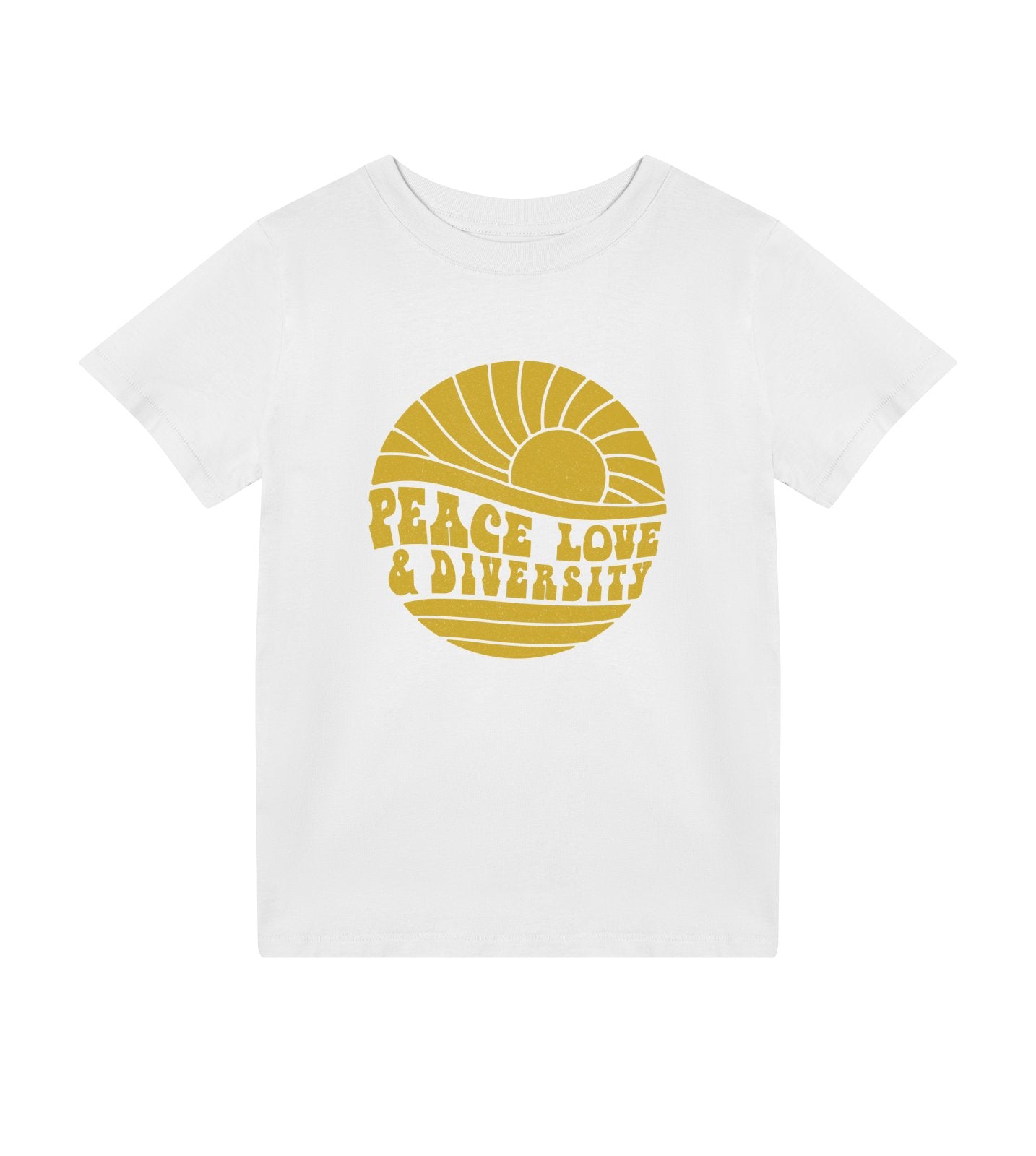 peace love diversity - kids tee