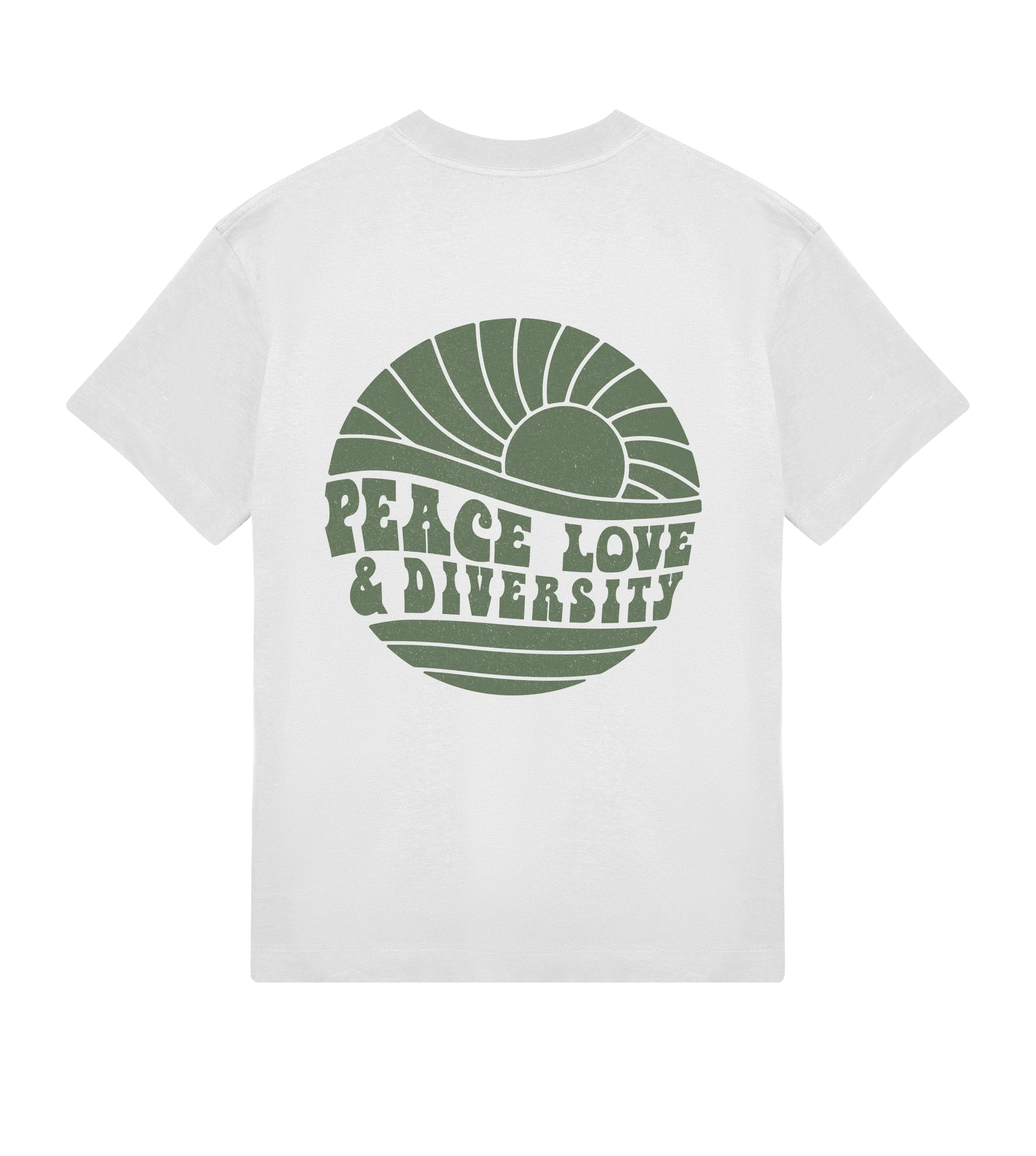 Peace Love Diversity -  Men’s T-shirt boxy fit — back