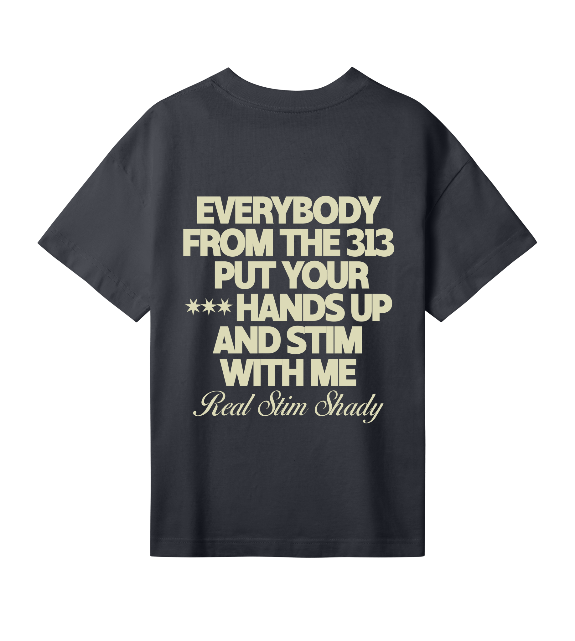 Real Stim Shady Womens Oversized Tee