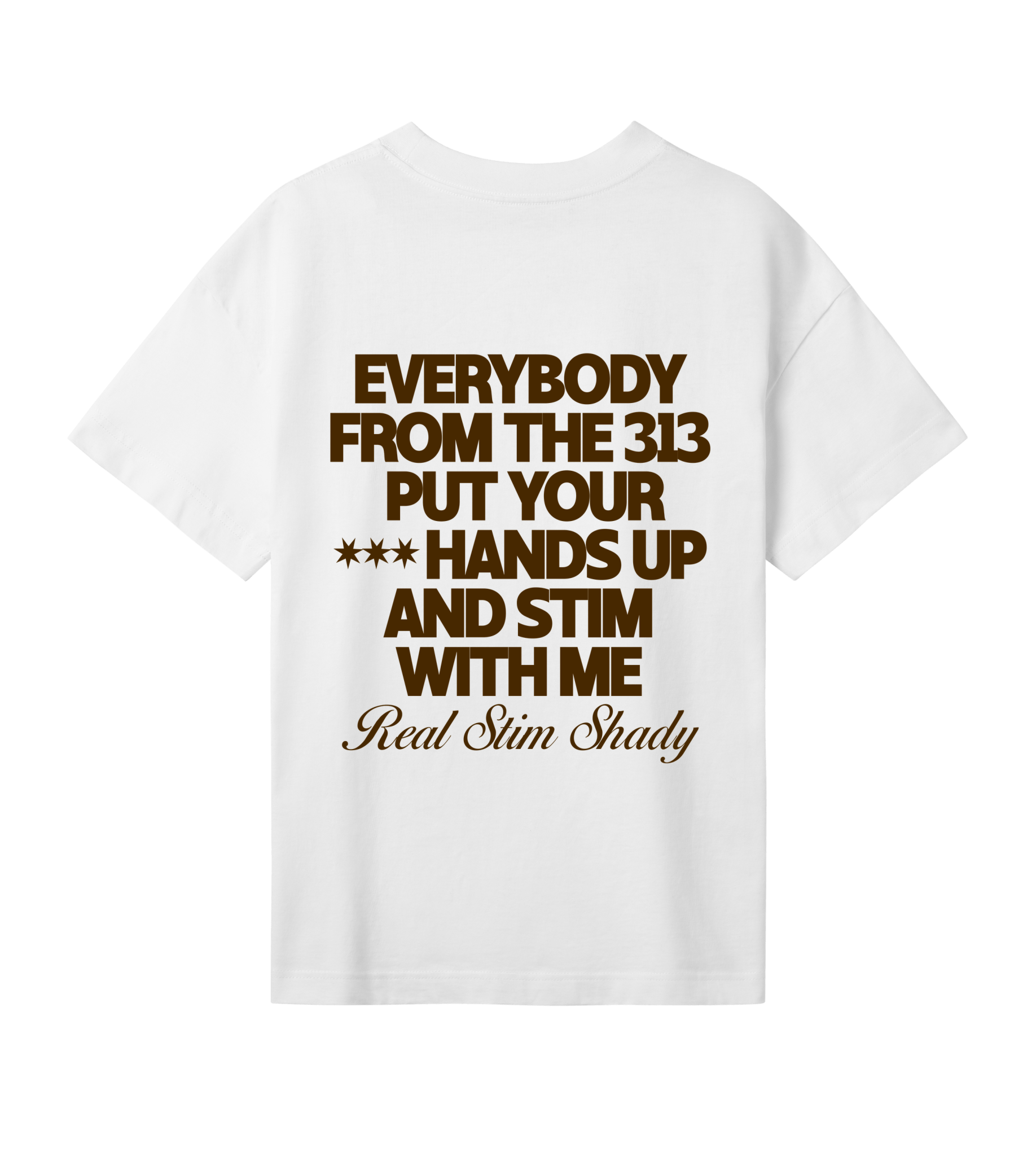 Real Stim Shady - Womens Oversized Tee