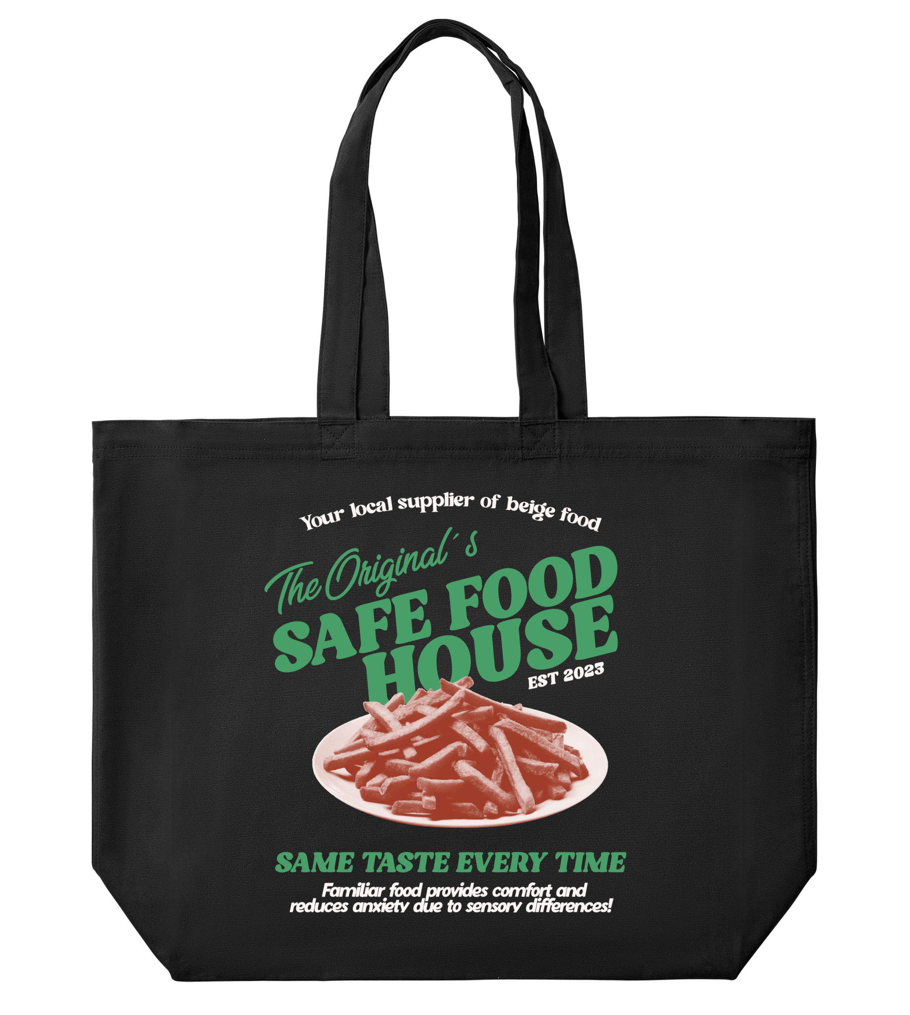 Safe Food - Canvas Large Tote