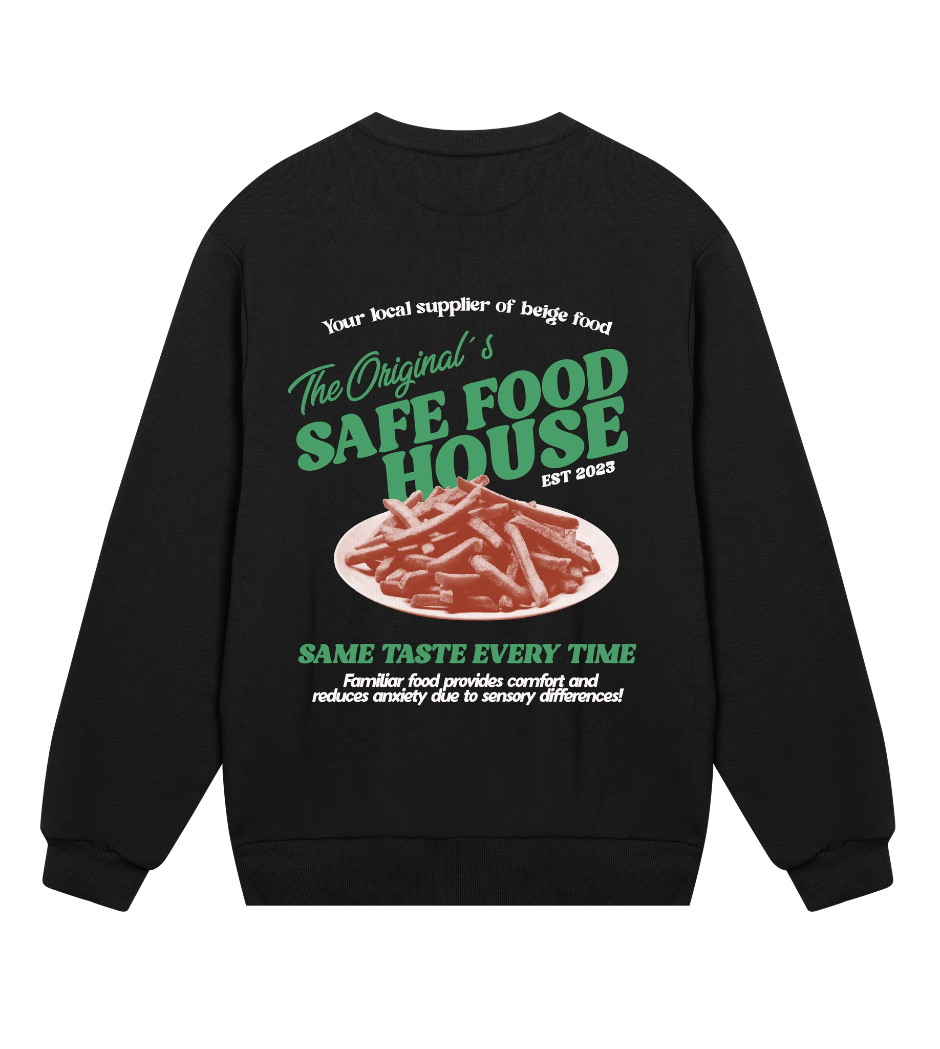 Safe Food -  Men’s Sweatshirt regular fit — back