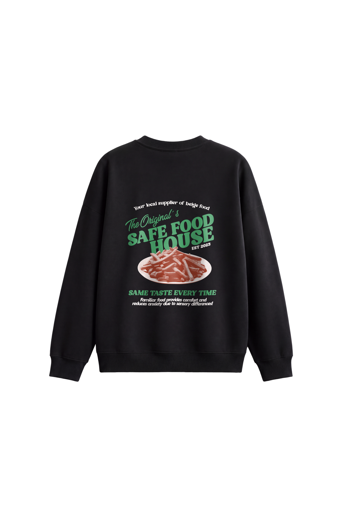 Safe Food -  Men’s Sweatshirt regular fit — back