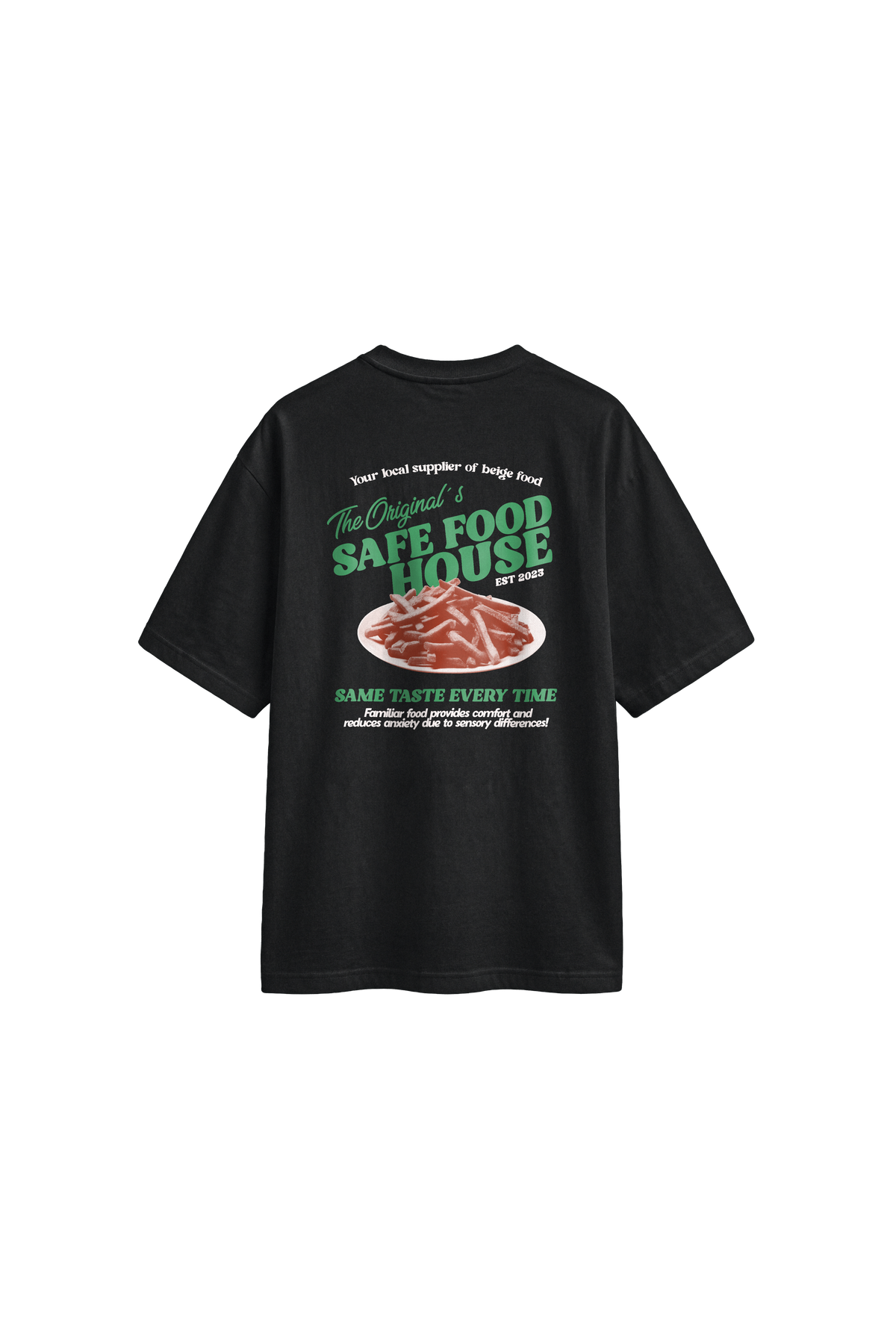 Safe Food - Men's T-Shirt Oversized Fit back