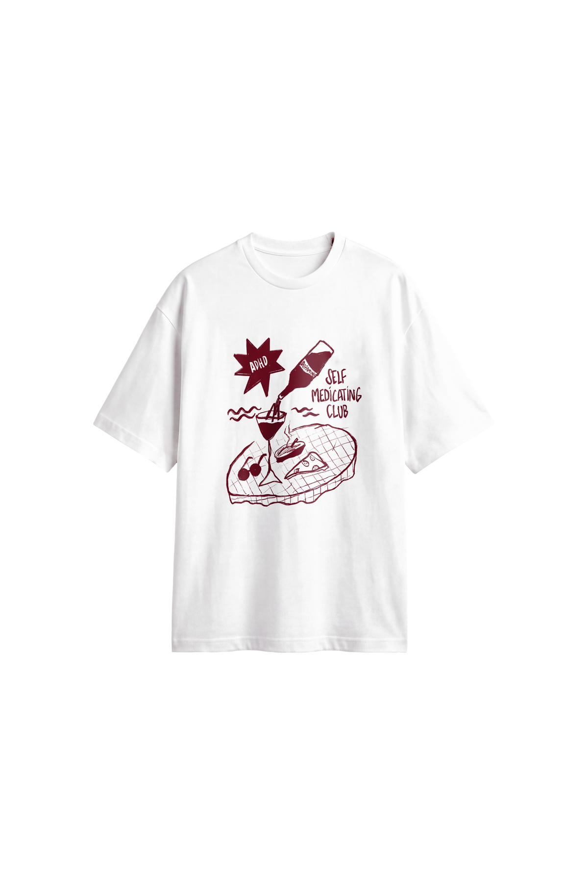 Self Med - Men's T-Shirt Oversized Fit front
