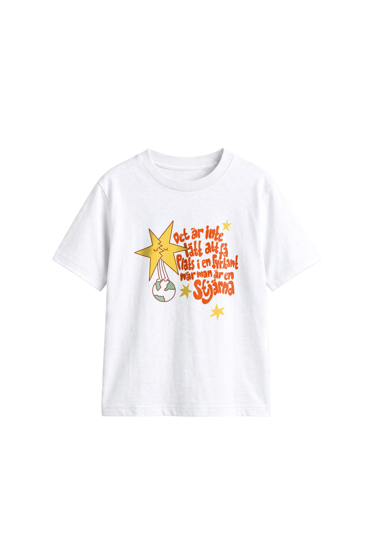 Stjärna i en fyrkant - Kids T-shirt · front