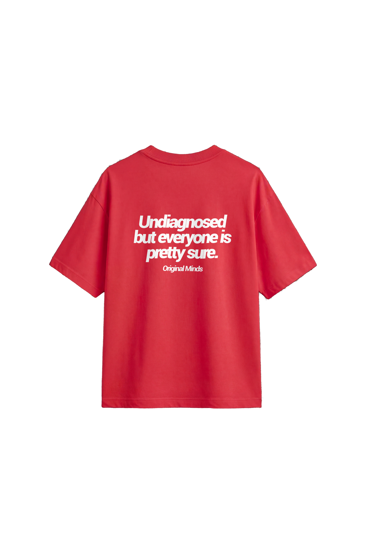 Undiagnosed - Women's T-shirt Oversized Fit · Red · back
