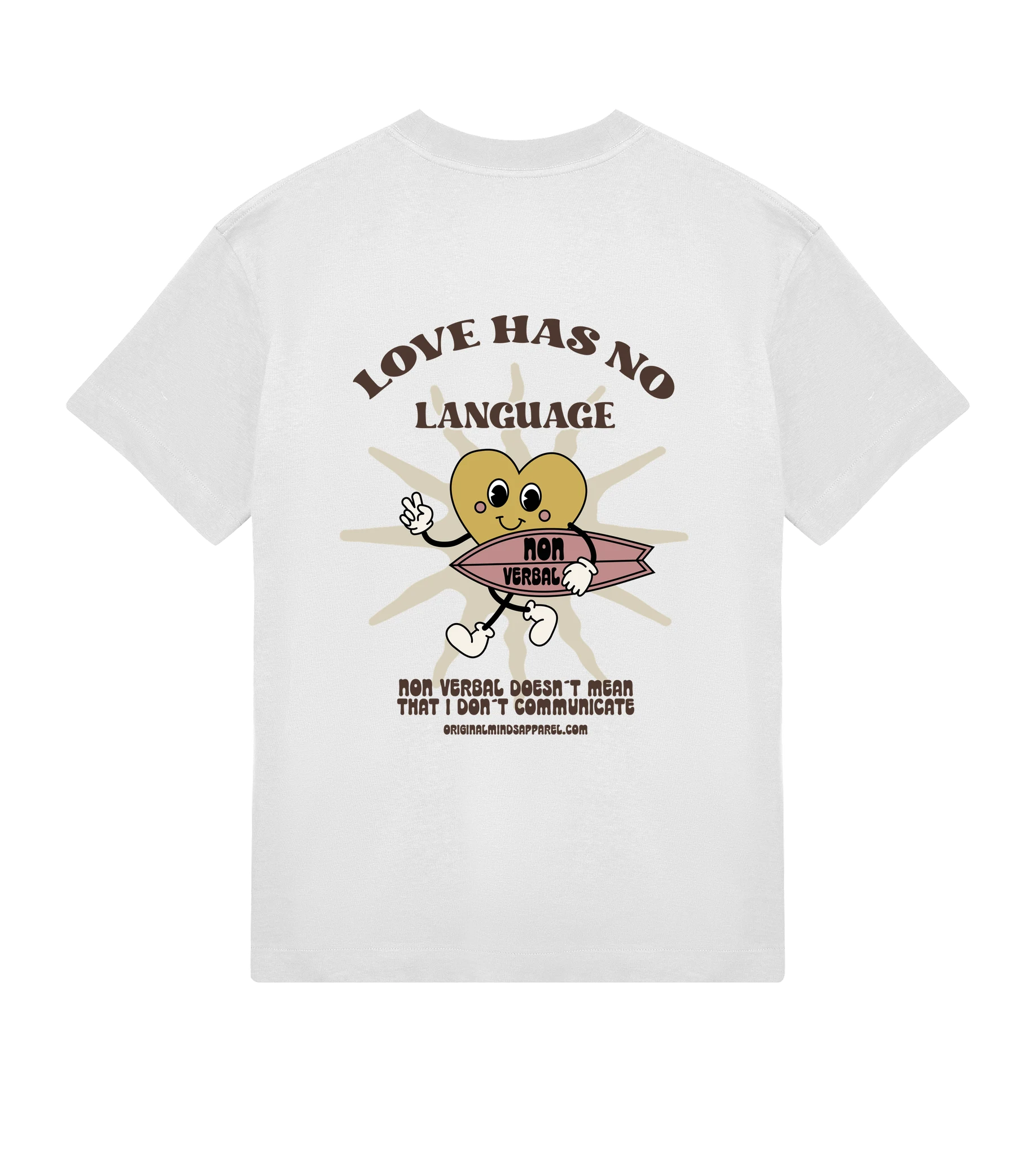 Verbal surf -  Men’s T-shirt boxy fit — back