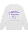 WILL STIM FOR DISCO - MENS REGULAR SWEATSHIRT - OFF WHITE