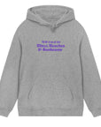 WILL TRAVEL FOR DISCO - MENS REGULAR HOODIE - GREY MELANGE